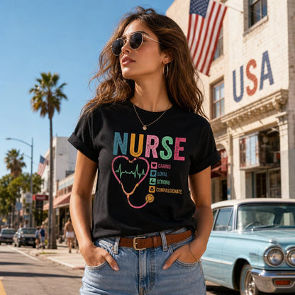 Personalized Nurse Life Shirt Custom Nursing School Gift Unisex T-Shirt
