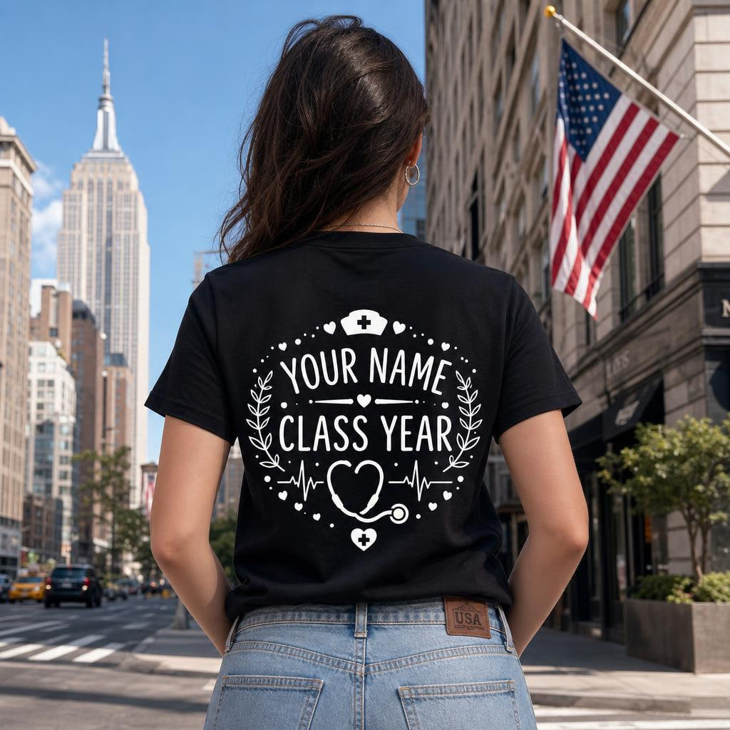 Personalized Nurse Loyal Shirt Custom Registered RN Nurse Life Gift Unisex T-Shirt