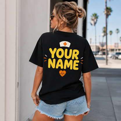 Personalized Custom Funny Nurse Duck Shirt Most Definitely Not All in a Row Nursing T-Shirt