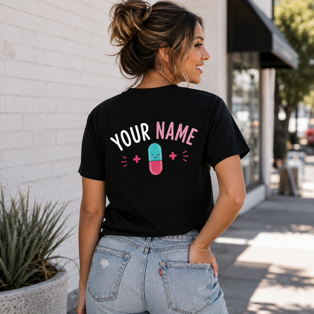 Personalized Custom Pills If You're Happy and You Know It It's Your Meds T-Shirt