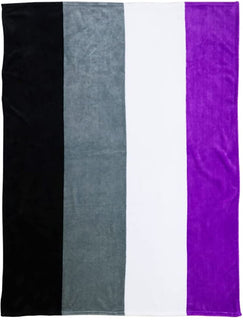 Asexual Pride Super Plush Blanket 50X60 Soft Throw Blanket Price Asexual Blanket LO1061