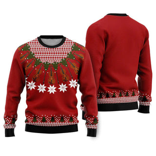 Violin Ugly Christmas Sweater For Men & Women Christmas Gift Sweater US2314