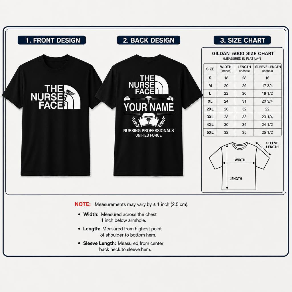 Personalized Resting Nurse Face Shirt Custom Funny RN Gift Unisex T-Shirt