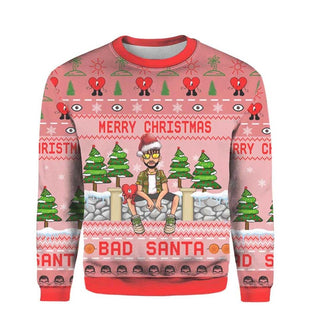 Bad Bunny Ugly Christmas Sweater For Men & Women Christmas Gift Sweater PT1055