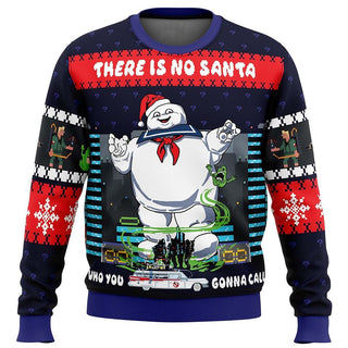 There Is No Santa Ghost Ugly Christmas Sweater For Men & Women Christmas Gift Sweater BH702