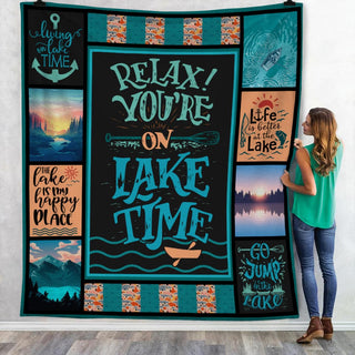 Lake Time Fleece Blanket JN261 67O36