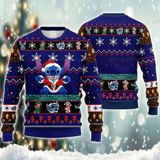 Stitch Christmas Ugly Christmas Sweater For Men & Women Christmas Gift Sweater PT1210