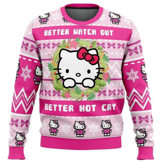 Better Watch Out  Ugly Christmas Sweater For Men & Women Christmas Gift Sweater PT1237