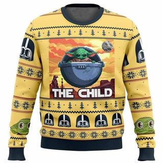 The Child Yoda Ugly Christmas Sweater For Men & Women Christmas Gift Sweater PT1254