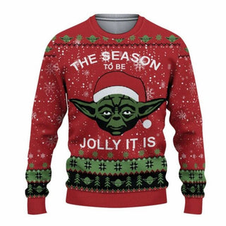 The Child Yoda Ugly Christmas Sweater For Men & Women Christmas Gift Sweater PT1259