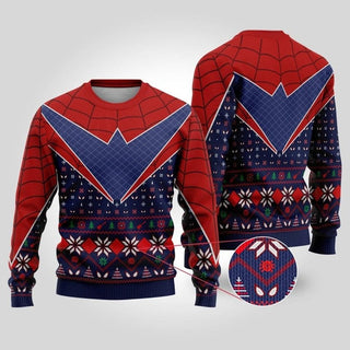 Spider Punk Ugly Christmas Sweater For Men & Women Christmas Gift Sweater PT1271