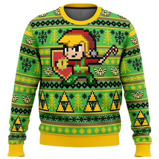 Zelda Link Ugly Christmas Sweater For Men & Women Christmas Gift Sweater BH916