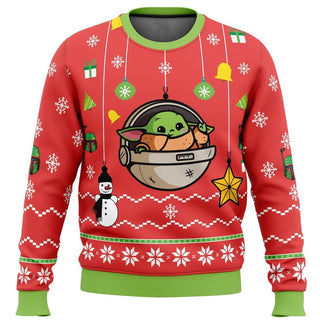 Baby Yoda Ugly Christmas Sweater For Men & Women Christmas Gift Sweater BH923