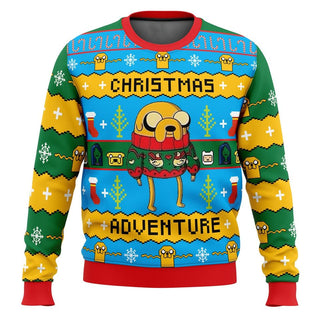 Adventure Time Ugly Christmas Sweater For Men & Women Christmas Gift Sweater BH924