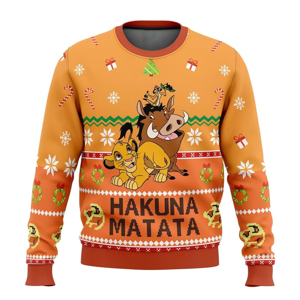 Lion king sale christmas sweater