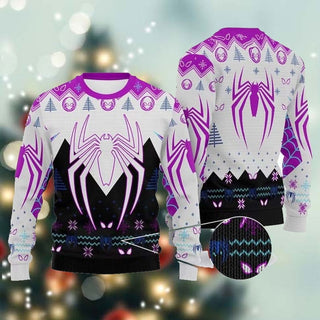 Spider Ghost Ugly Christmas Sweater For Men & Women Christmas Gift Sweater BH944