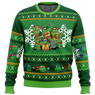 Teenage Mutant Ninja Turtle TMNT Ugly Christmas Sweater For Men & Women Christmas Gift Sweater BH954