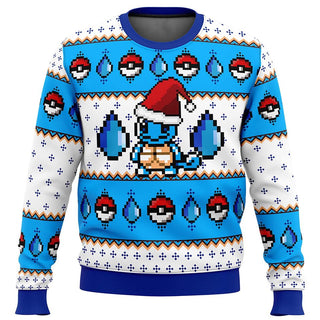 Squirtle PKM Ugly Christmas Sweater For Men & Women Christmas Gift Sweater BH996