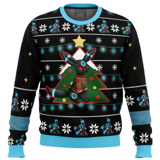 Umbreon PKM Ugly Christmas Sweater For Men & Women Christmas Gift Sweater BH1021