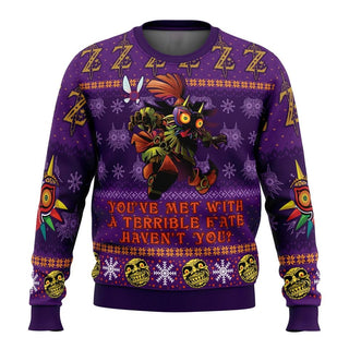 You Met With a Terrible Fate The Legend of Zelda Ugly Christmas Sweater For Men & Women Christmas Gift Sweater BH1033