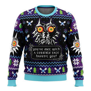 You Met With a Terrible Ugly Christmas Sweater For Men & Women Christmas Gift Sweater BH1036