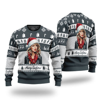 Swi-ftiee Ugly Christmas Sweater For Men & Women Christmas Gift Sweater BH858