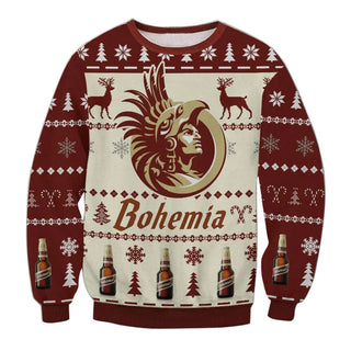 Unisex Bohemia 3D Ugly Christmas Sweater For Men & Women Christmas Gift Sweater BH1276