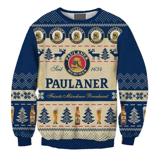 Unisex Paulaner Garten 3D Ugly Christmas Sweater For Men & Women Christmas Gift Sweater BH1061