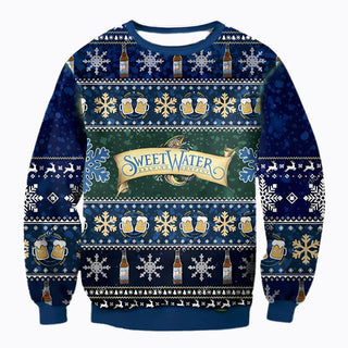 Unisex Sweet Water Beer 3D Ugly Christmas Sweater For Men & Women Christmas Gift Sweater BH1252