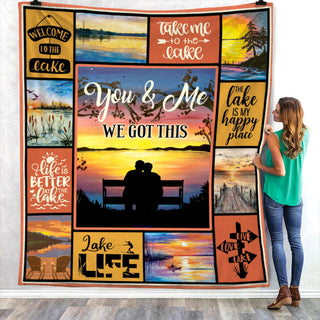 Lake You And Me Fleece Blanket JL12 30O58