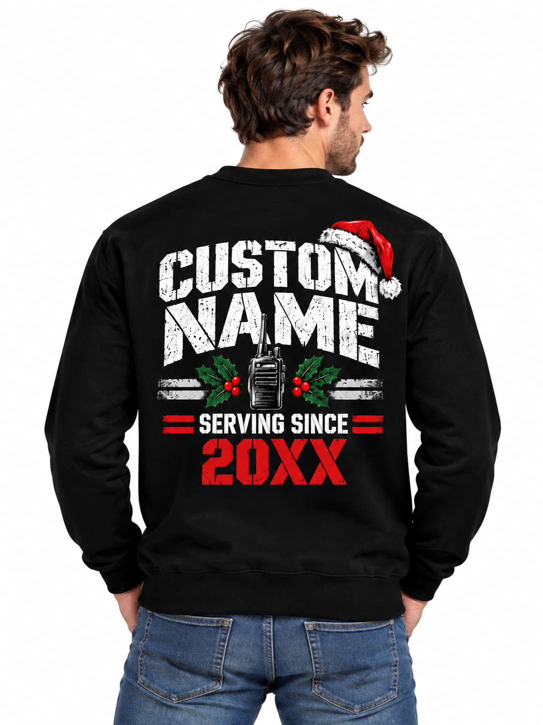 Personalized Correctional Officer Quiet Shift Christmas Sweatshirt