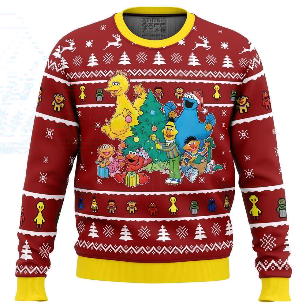 A Sesame Street Christmas Sesame Street Ugly Christmas Sweater