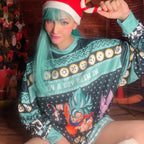 A Very Saiyan Christmas Dragon Ball Z Ugly Christmas Sweater