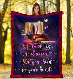 A Book Is A Dream Blanket Sofa Bed Throws Lightweight Cozy Bed Blanket Soft Suitable For All Season