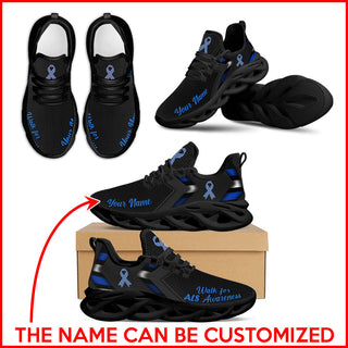 ALS Awareness Walk For Simplify Style Flex Control Sneakers Personalized Custom Fashion Shoes Lightweight And Comfortable For Both Men And Women