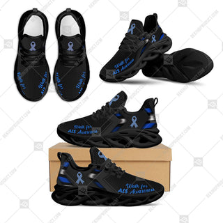 ALS Awareness Walk For Simplify Style Flex Control Sneakers Fashion Shoes Lightweight And Comfortable For Both Men And Women