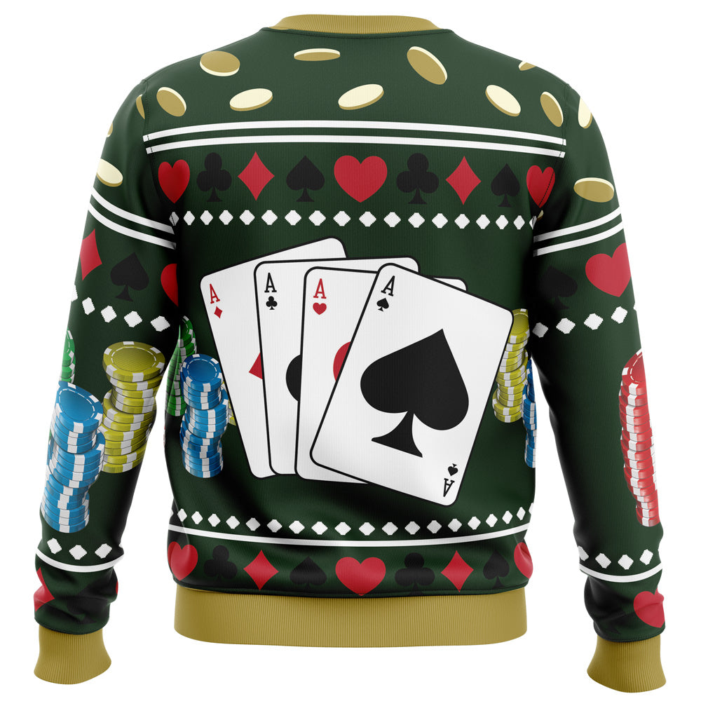 Ace Visconti Four Pips Dead by Daylight Ugly Christmas Sweater