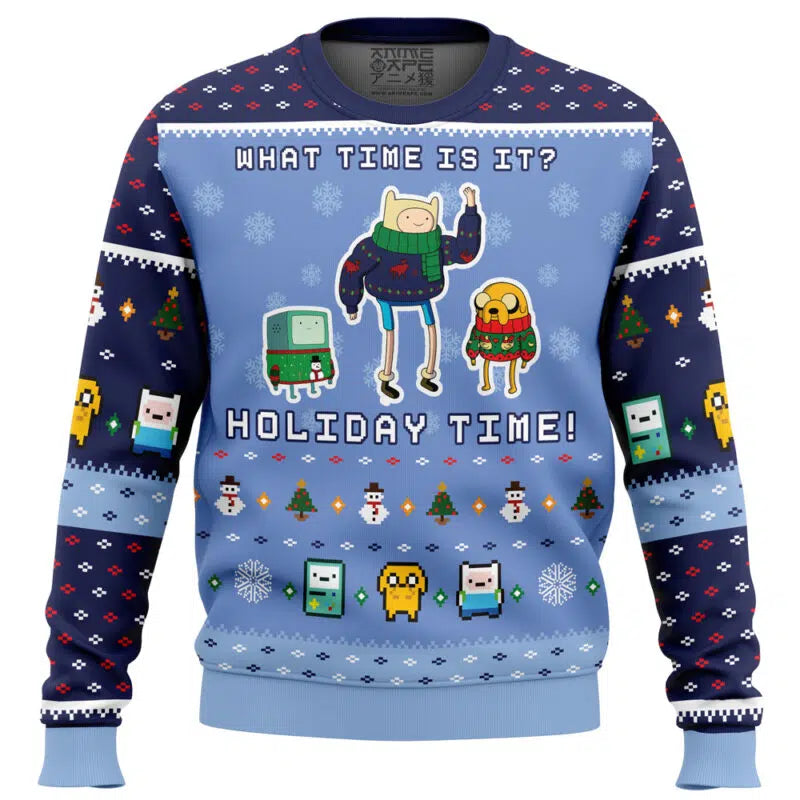 Adventure Time Christmas Time Ugly Christmas Sweater