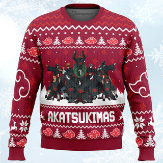 Akatsukimas Akatsuki Ugly Christmas Sweater For Men & Women Christmas Gift Sweater BH400