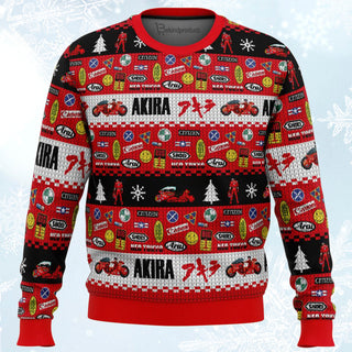 Akira Bike Decals Ugly Christmas Sweater For Men & Women Christmas Gift Sweater BH480