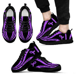 Alzheimer's Awareness HoloWave Sneaker Walking Shoes - Best Gift For Men And Women