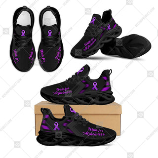 Alzheimer's Walk For Simplify Style Flex Control Sneakers Fashion Shoes Lightweight And Comfortable For Both Men And Women