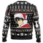 An Apple A Day Can Keep Santa Away If You Throw It Hard Enough My Little Monster Ugly Christmas Sweater