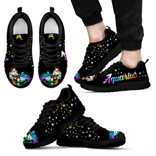 Aquarius Star Art Sneaker Fashion Comfortable Shoes Running Walking Lightweight Casual Shoes