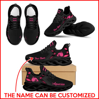 Aquarius Zodiac Sign Shoes Simplify Style Flex Control Sneaker - Personalized Custom - Best Gift For Men And Women