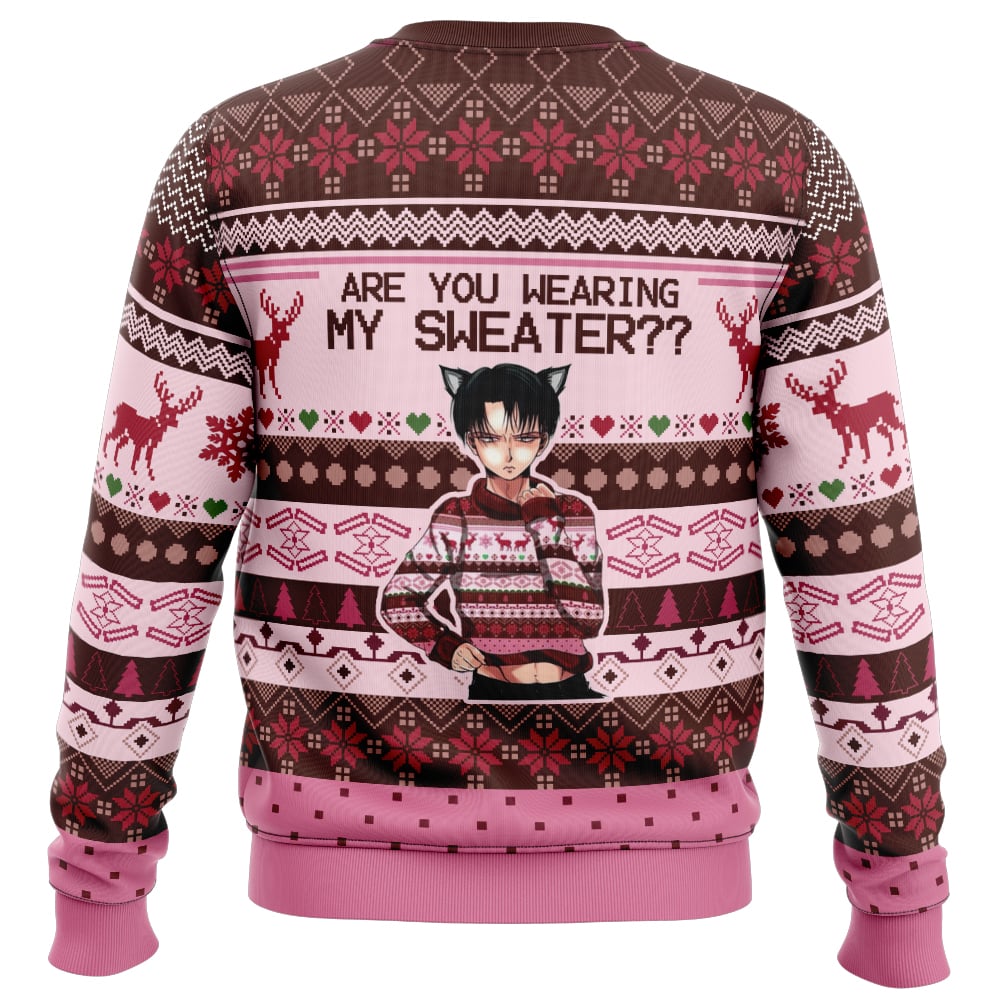 Are You Wearing My Sweater?? Attack on Titan Ugly Christmas Sweaters