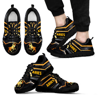 Aries Zodiac Render Plastic Sneaker Fashion Comfortable Shoes Running Walking Lightweight Casual Shoes - Zodiac Gift