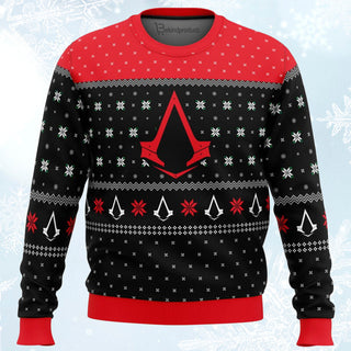 Assassins Creed Assassin Insignia Symbol Ugly Christmas Sweater For Men & Women Christmas Gift Sweater BH280