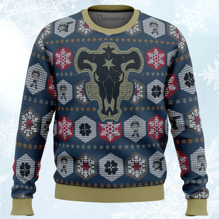 Asta Black Clover Ugly Christmas Sweater For Men & Women Christmas Gift Sweater BH360