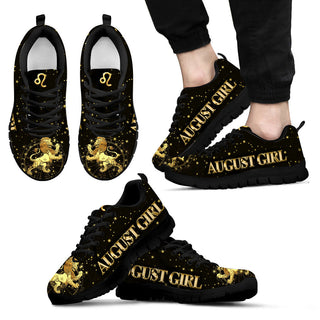 August Girl Golden Western Birth Sneaker Fashion Comfortable Shoes Running Walking Lightweight Casual Shoes